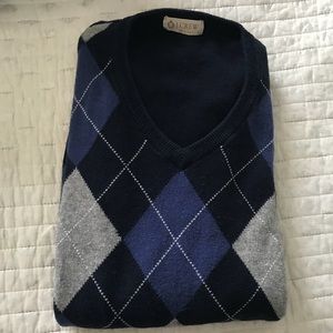 J. Crew argyle sweater